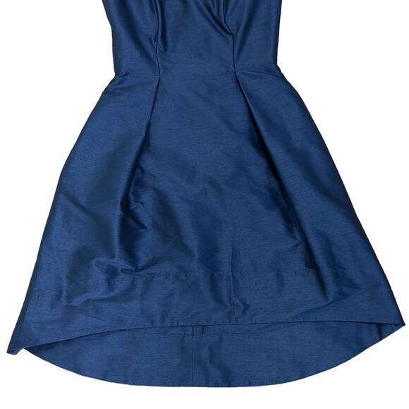 Alfred Sung Navy Blue Strapless High Low Dress Women’s size 10 - Picture 2 of 4